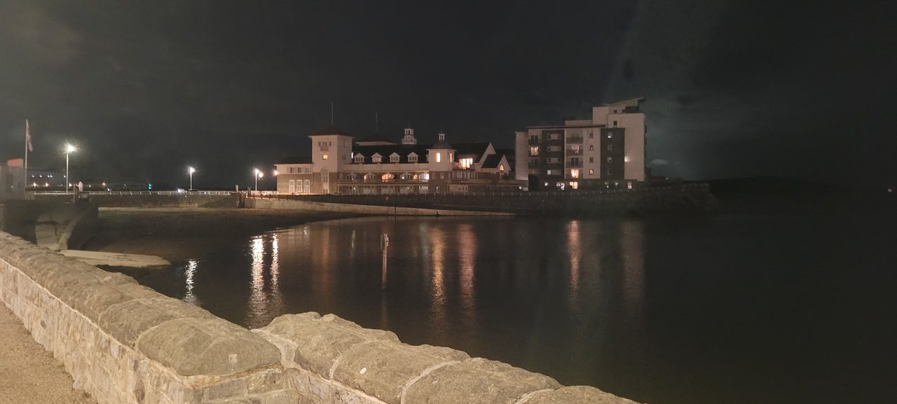 Weston-super-Mare in the evening